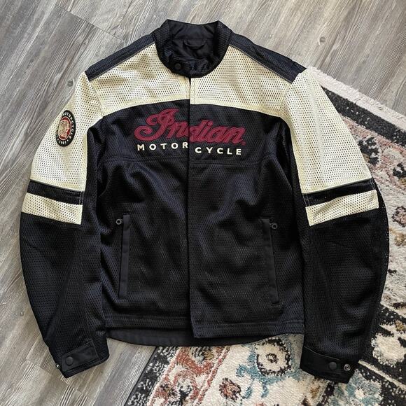 Indian Motorcycle Mesh Lightweight Riding Jacket - Picture 6 of 9